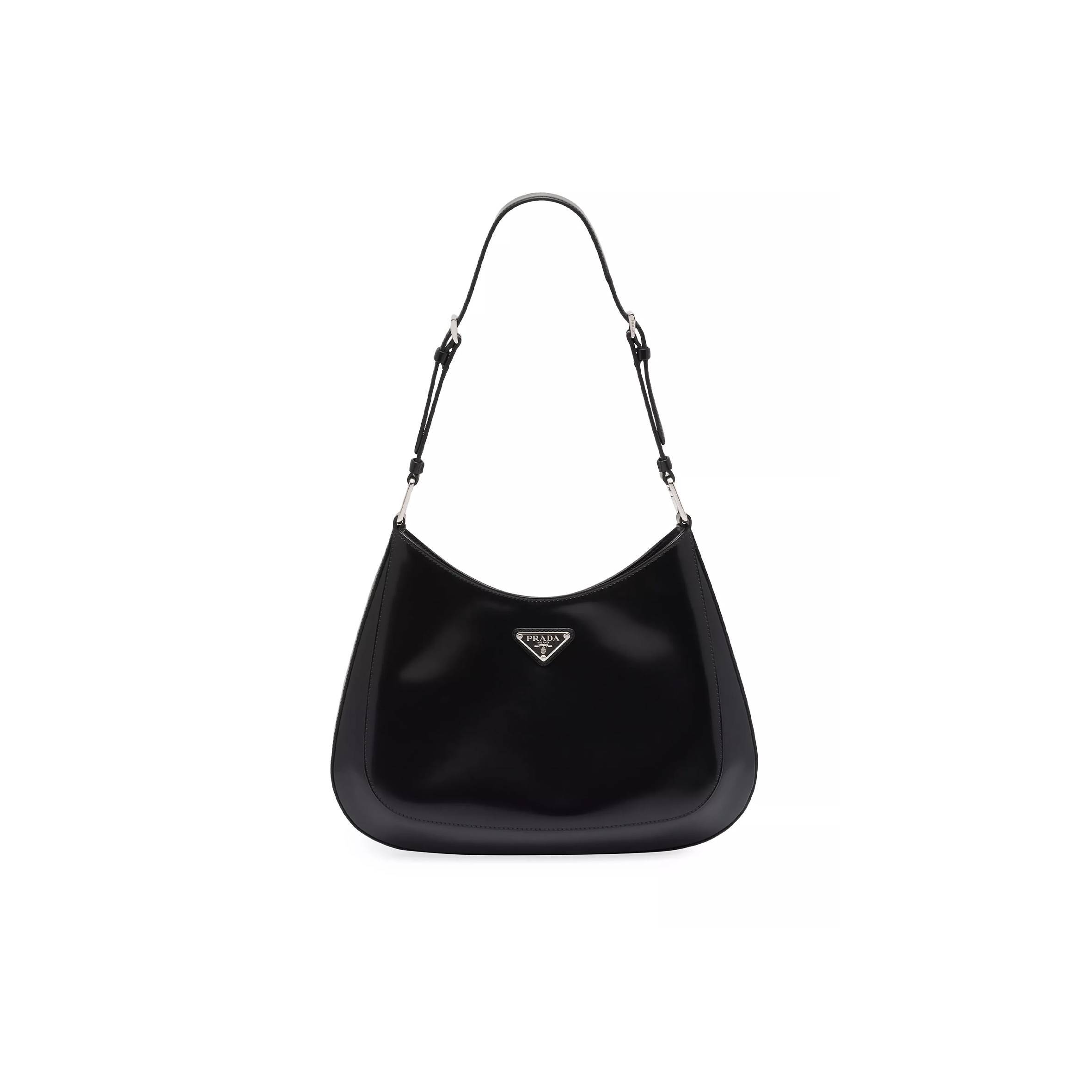 Pra*a cleo brushed leather shoulder bag 1bc156 (30*18.5*4cm)